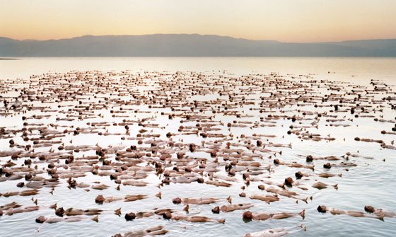 Dead Sea artwork by Spencer Tunick | About New7Wonders