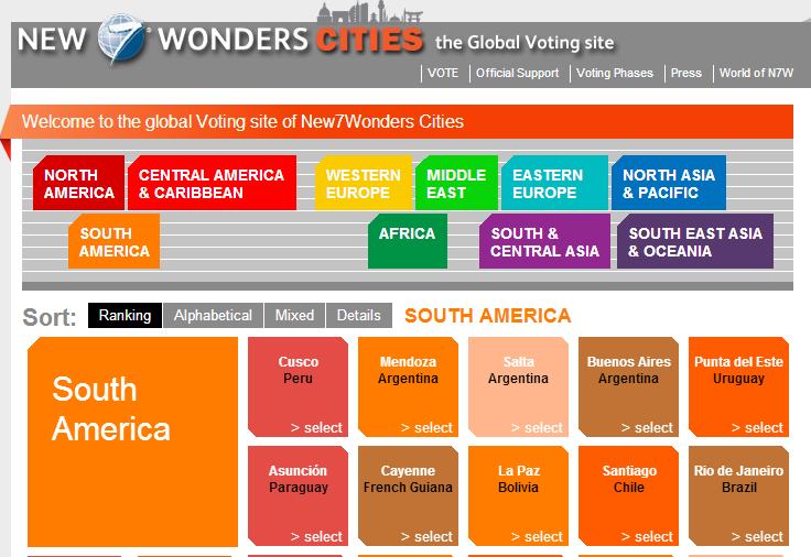 New-look New7Wonders Cities site offers more interaction, colour, fun ...