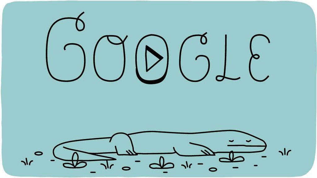 Today's Google doodle celebrates the 37th Anniversary of Komodo National Park, one of the New7Wonders of Nature.