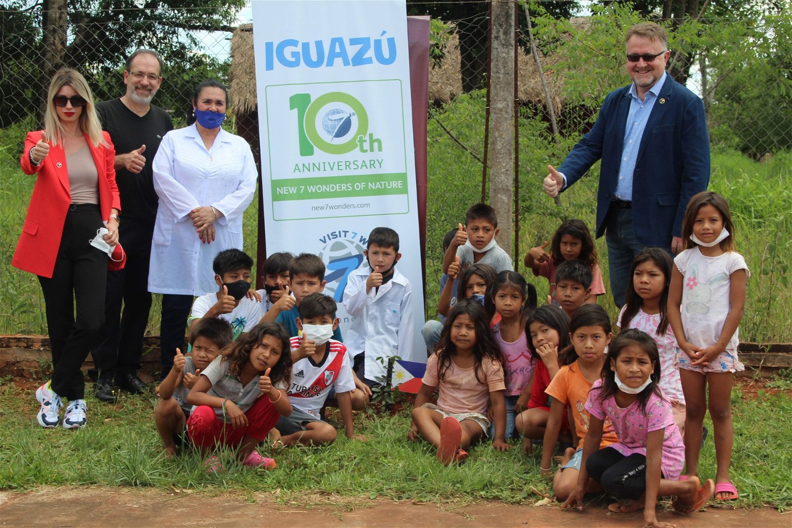 Tree planting event near Iguazu Falls