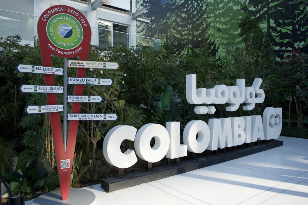 The Colombian Wonder Marker at the Colombian pavilion