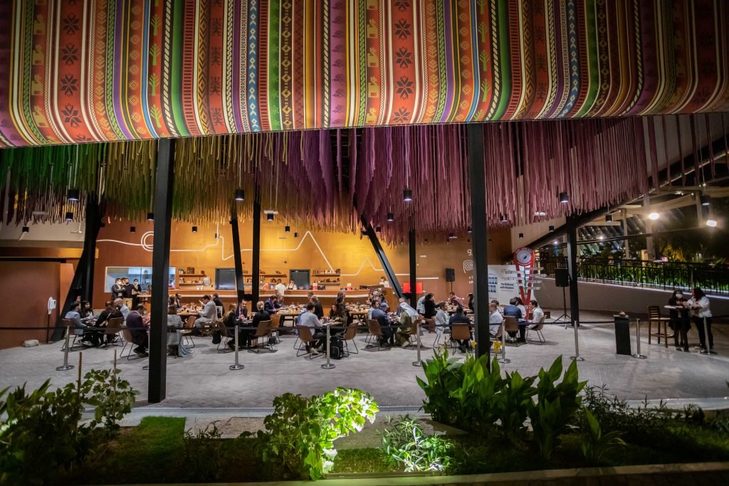 The dinner inspired by Cusco and Machu Picchu at Peru’s national pavilion